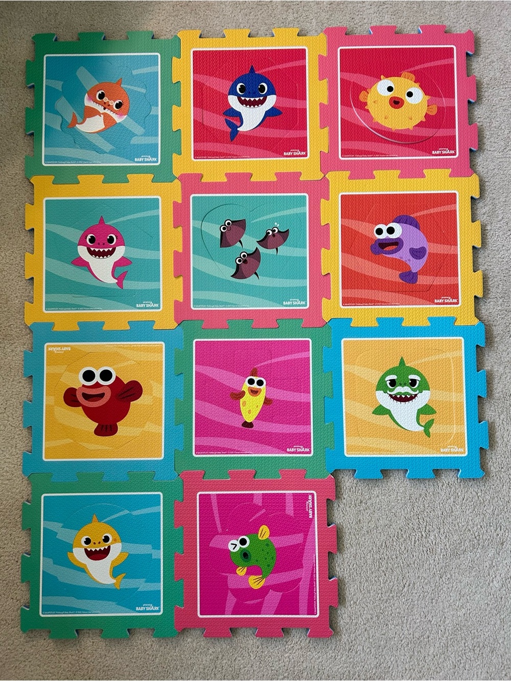 Baby Shark Foam Play Mat Puzzle 🫧🧩